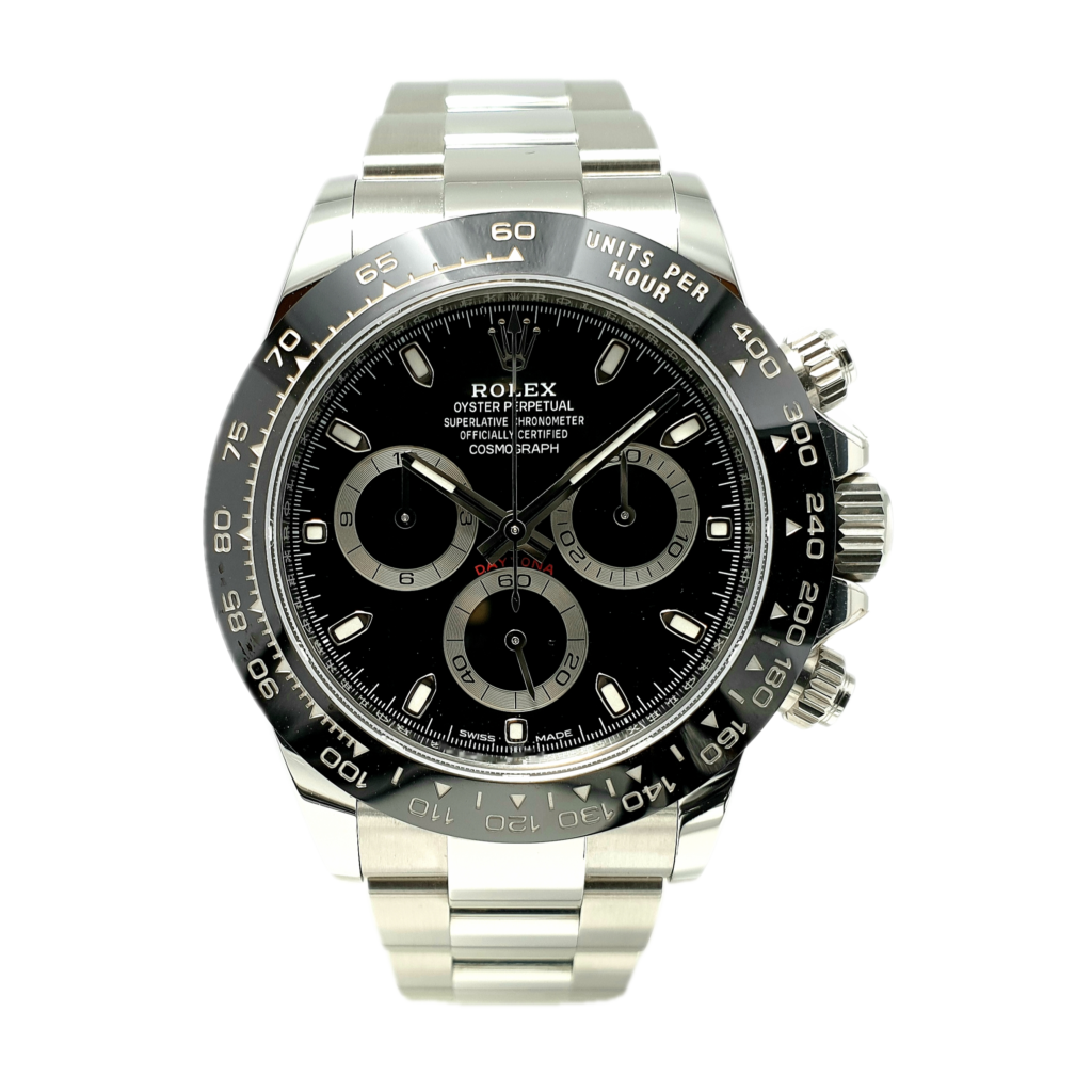 Rolex Daytona M116500LN Steel in Black Dial (New) - LUXE MONTRE SG