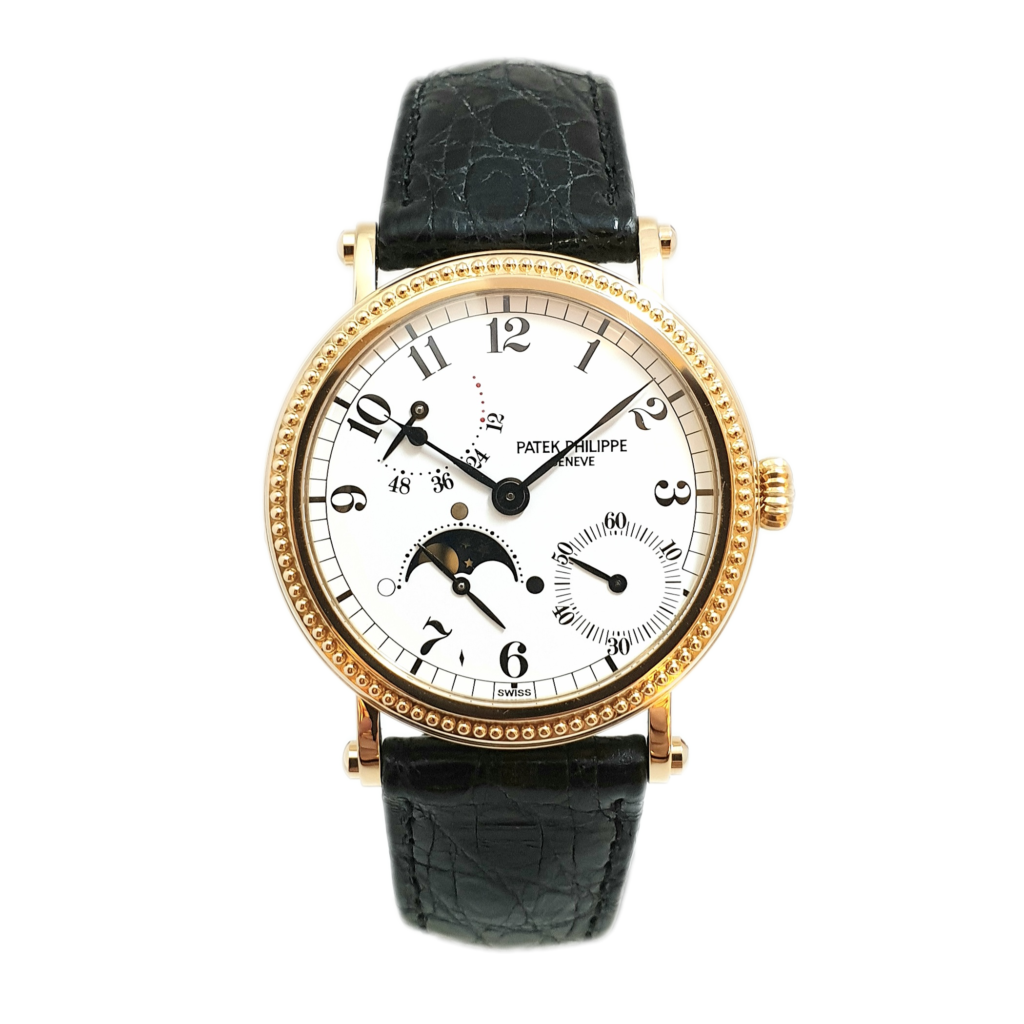 Patek Philippe Mens Vintage Ref. 5015J Officer's Watch in Yellow Gold