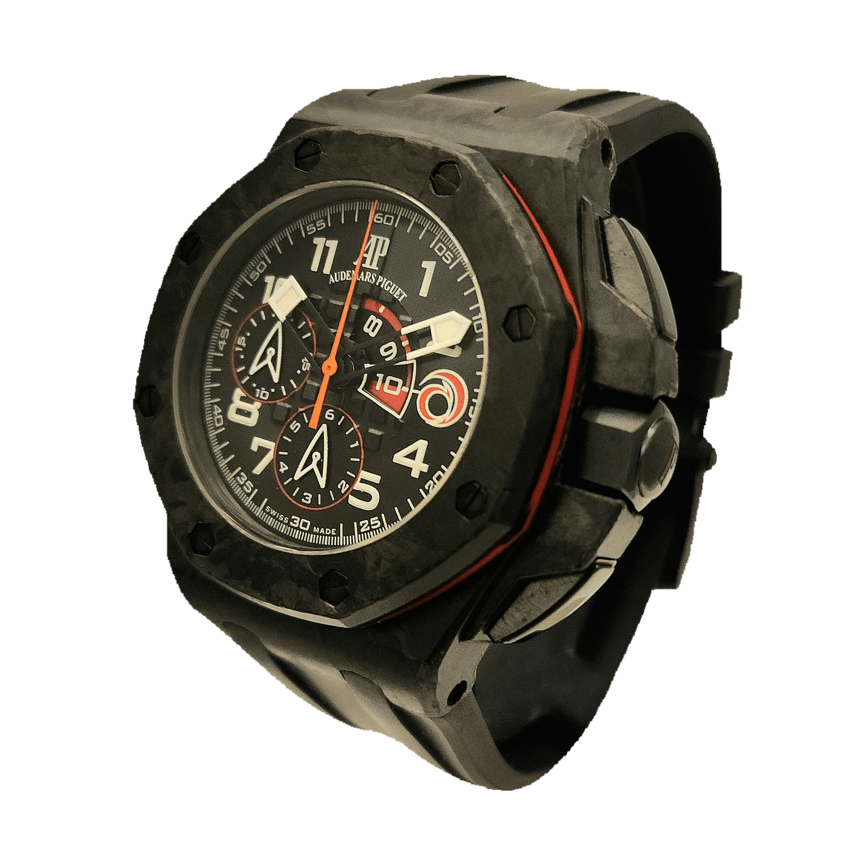 AudemarsPiguet_RoyalOakOffshore_TeamAlinghi_LimitedEditionof1300_26062FS.OO.A002CA.01_BlackDial_(44mm-ForgedCarbon)_Left
